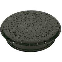 FloPlast Push-Fit Round Inspection Chamber Cover & Frame 450mm (78458)