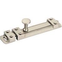 Smith & Locke Straight Door Bolt Satin Nickel 100mm (785PX)