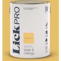LickPro 5Ltr Yellow 03 Vinyl Matt Emulsion Paint (785TM)