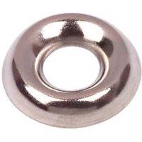 Essentials 8ga 200 Pack Nickel-Plated Screw Cups (78689)