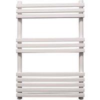 Towelrads 750mm x 500mm 1272BTU White Flat Designer Towel Radiator (786RY)
