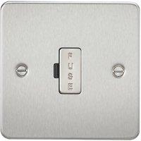 Knightsbridge 13A Unswitched Fused Spur Brushed Chrome (786TX)