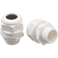 Vimark Nylon Male Comp Glands 25mm White 2 Pack (786VT)