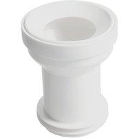 Flomasta Rigid Straight Pan Connector White 147mm (787JN)