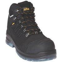 Site Natron Size 11 Black Waterproof Steel Toe Cap Safety Boots (787PF)
