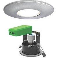 4lite Fixed Fire Rated LED Smart Downlights Brushed Chrome 5W 440lm 6 Pack (788GR)