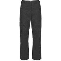 Regatta Action Womens Work Trousers Black Size 14 29" L (788HX)