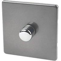 Varilight V-Pro 1-Gang 2-Way LED Dimmer Switch Slate Grey (7891F)