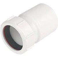 McAlpine ZT26L Compression Straight Reducer White 50mm x 40mm (789JG)