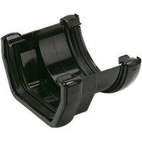 FloPlast Square to Round Gutter Adaptor Black 112-114mm (79056)
