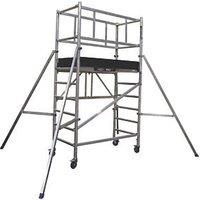 Werner Pro Plus Single Depth Aluminium Tower 0.6m x 1.5m x 1.65m (790HA)