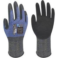 Wonder Grip WG-1875 Dexcut Cut-Resistant Gloves Blue X Small (791VJ)