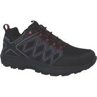 Hi-Tec Diamonde Low Size 12 Black Waterproof Non Safety Trainers (791YG)