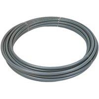 Push-Fit Polybutylene Barrier Pipe 22mm x 25m Grey (79215)