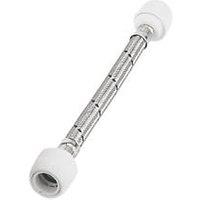 Hep2O Push-Fit Connection Flexible Tap Connectors 22mm x 22mm x 300mm 2 Pack (7924R)