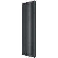 Azur 1800mm x 560mm 6819BTU Anthracite Vertical 3 Column Radiator (792YR)