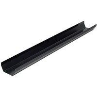 FloPlast PVC Square Gutter Black 114mm x 3m 6 Pack (79387)