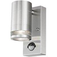 4lite Marinus Outdoor Wall Lights With PIR & Photocell Sensor Stainless Steel 2 Pack (793GR)