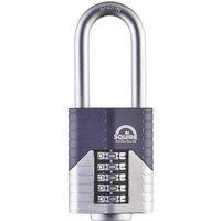 Squire Vulcan Combi 60/2.5 Water-Resistant Long Shackle Combination Padlock Blue 60mm (793PU)