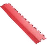 Ecotile E500/7 Interlocking Edge Ramps Red 500mm x 90mm 2 Pack (793RV)