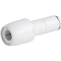 Hep2O Plastic Push-Fit Stem Coupler F 10mm x M 15mm (7947F)