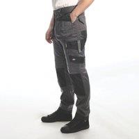 Lee Cooper LCPNT245 Stretch Holster Cargo Trousers Grey 36" W 31" L (794HU)