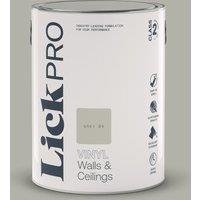 LickPro 5Ltr Grey 04 Vinyl Matt Emulsion Paint (794TM)