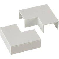 Deta TTE Flat Trunking Angles 25mm x 16mm 2 Pack (794VT)