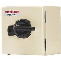 Contactum DS020K 20A 3P+N+E Unfused 3-Phase Enclosed Disconnector (795HE)
