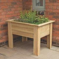 Forest Rectangular Garden Planter Natural Timber 1000mm x 700mm x 700mm (795KT)