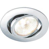 Saxby Cast Tilt Recessed Downlight Chrome (796VX)