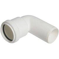 FloPlast Push-Fit 90 Conversion Bend White 90 40mm (79721)