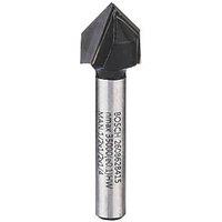 Bosch Standard for Wood 1/4" Straight V-Groove Bit 12.7mm x 12.5mm (797FW)