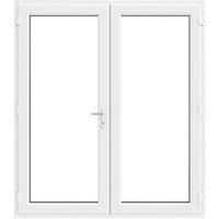 Crystal White Double-Glazed uPVC French Door Set 2090mm x 1790mm (797JP)