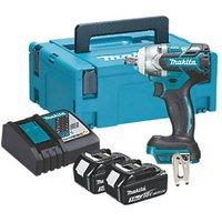 Makita DTW300RFJ 18V 2 x 3.0Ah Li-Ion LXT Brushless Cordless Impact Wrench (797KJ)