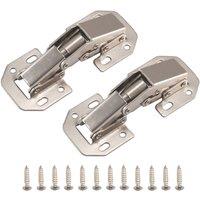 Eclipse 99017 Steel 90 Easy Mount Cabinet Hinges 100mm 2 Pack (797KW)