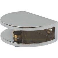 Hafele Shelf Clamp Supports Polished Chrome 36mm x 16mm 2 Pack (7986P)