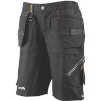 Scruffs Trade Flex Womens Holster Work Shorts Black Size 20 (798RT)