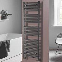 Towelrads 1600mm x 500mm 2620BTU Anthracite Flat Towel Radiator (798RY)