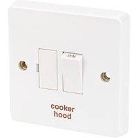Crabtree Capital 13A Switched Cooker Hood Fused Spur White (7993J)