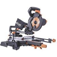 Evolution R210SMS-300+ 210mm Electric Single-Bevel Sliding Multi-Material Mitre Saw 110V (799HG)