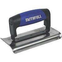 Faithfull Prestige External Curved Edging Trowel 6" x 3" (799HL)