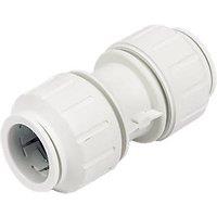 JG Speedfit Plastic Push-Fit Equal Coupler 28mm (80019)