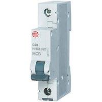 Wylex 20A SP C Curve MCB (800FR)