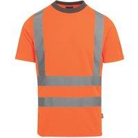 Regatta Pro Contract Short Sleeve Hi-Vis T-Shirt Orange Large 41.5" Chest (800VC)