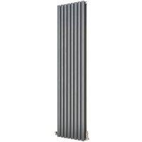 Ximax Fortuna Duplex 1800mm x 590mm 5922BTU Anthracite Vertical Designer Radiator (80151)