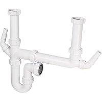McAlpine Sink Kit White 40mm (801HR)
