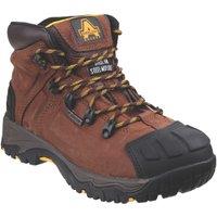 Amblers FS39 Size 8 Brown Waterproof Steel Toe Cap Safety Boots (801XK)