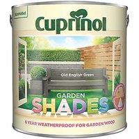 Cuprinol 2.5Ltr Old English Green Matt Wood Paint (80232)