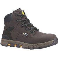 Amblers 261 Crane Size 9 Brown Water-Resistant Steel Toe Cap Safety Boots (802KE)